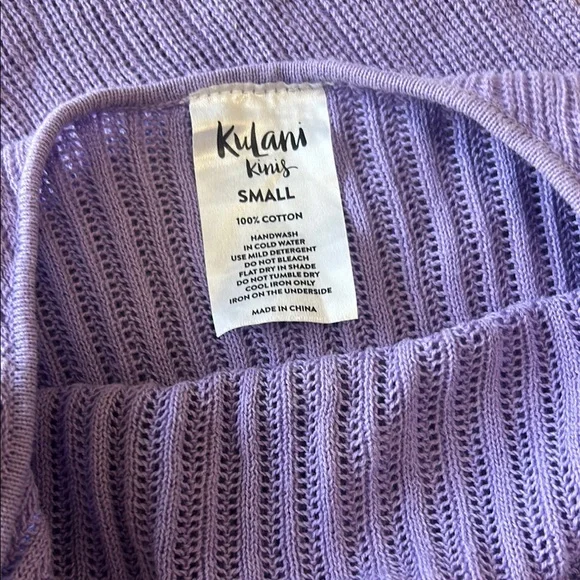 Kulanis kini purple swim coverup S - Picture 2 of 4